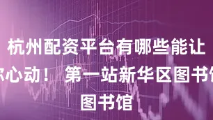 杭州配资平台有哪些能让你心动！ 第一站新华区图书馆