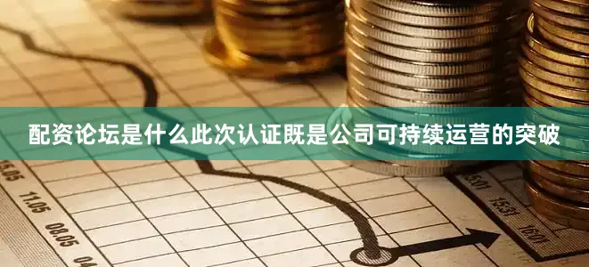 配资论坛是什么此次认证既是公司可持续运营的突破